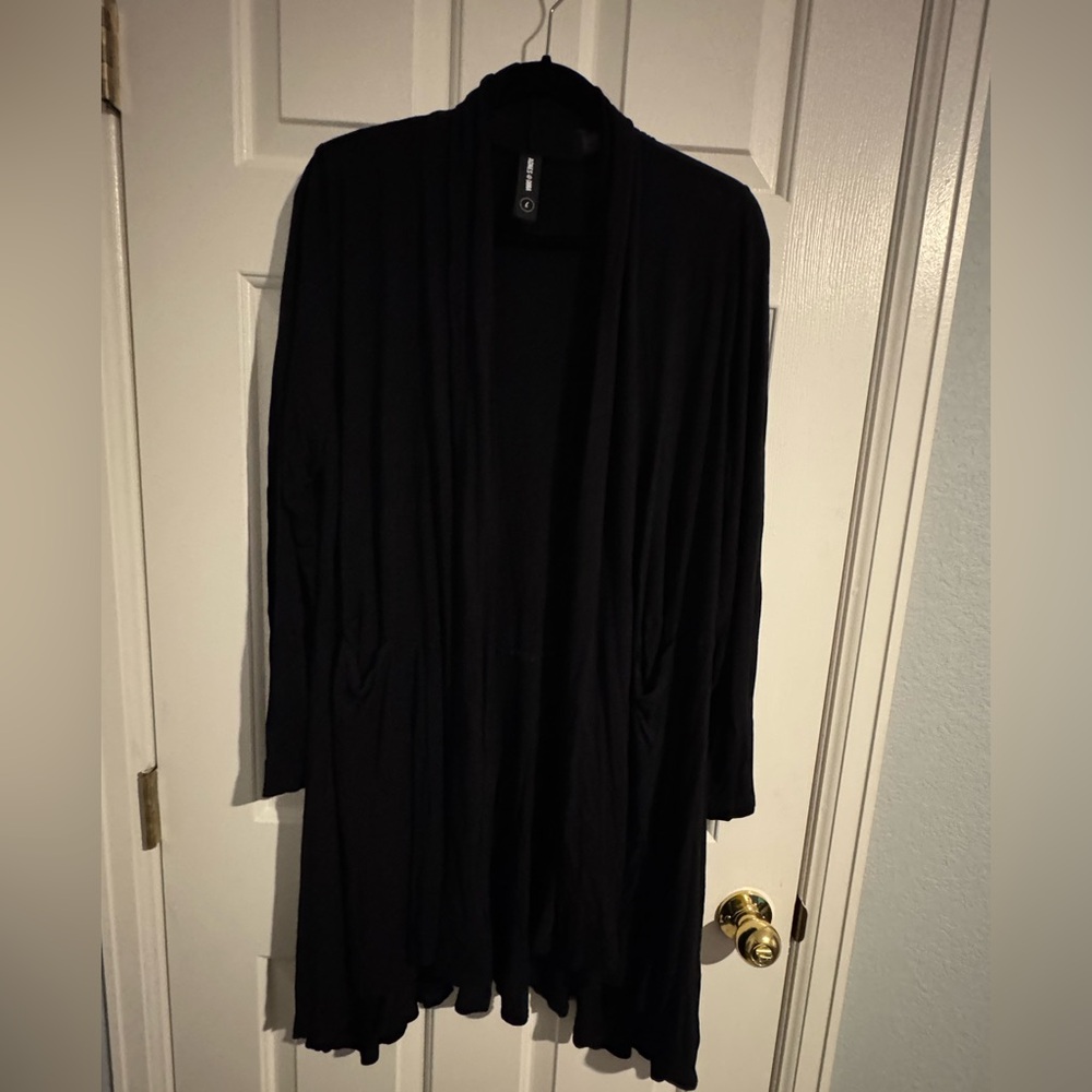 Agnes & Dora Black Cardigan with Pockets